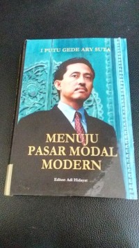 Menuju Pasar modal modern